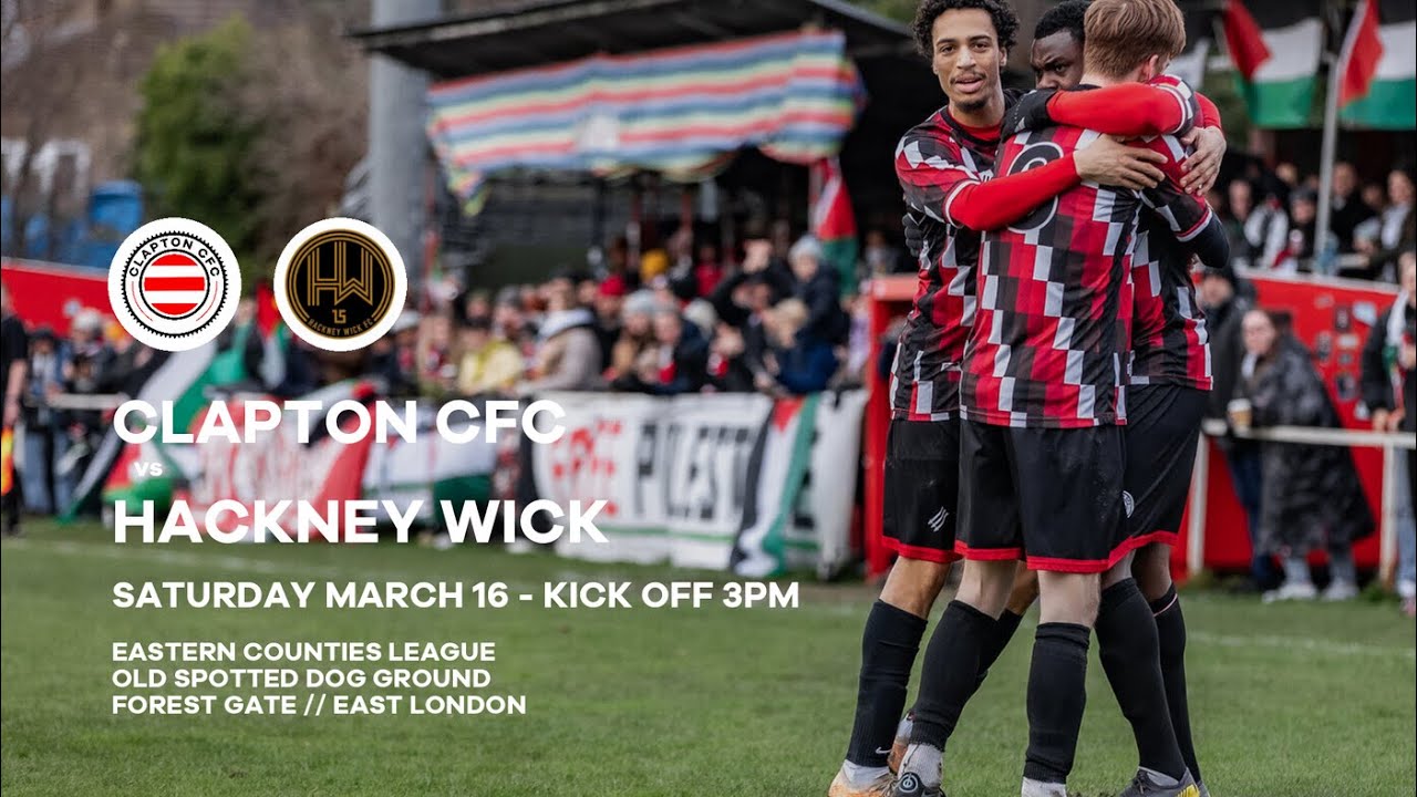 Clapton CFC 0 Hackney Wick 0 highlights - Eastern Counties League Division One South