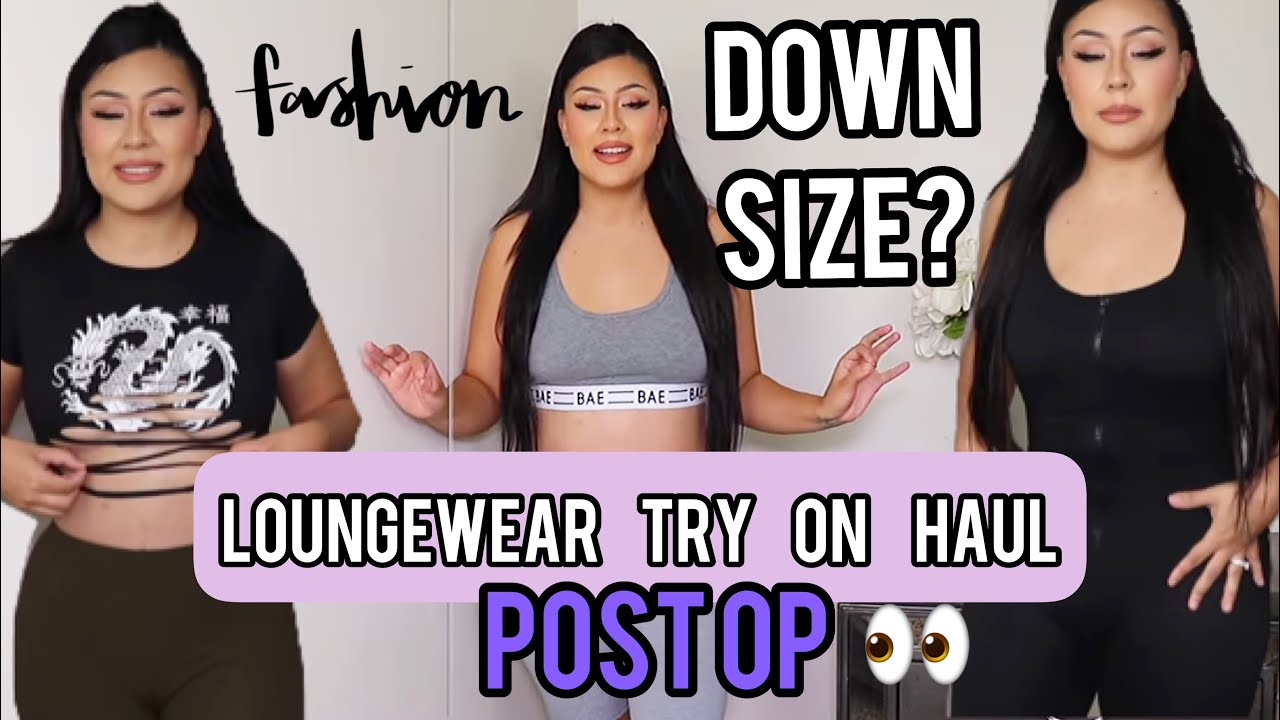 MY FIRST HAUL AFTER TUMMY TUCK *LOUNGEWEAR TRY ON HAUL* Alma Rivera Beauty