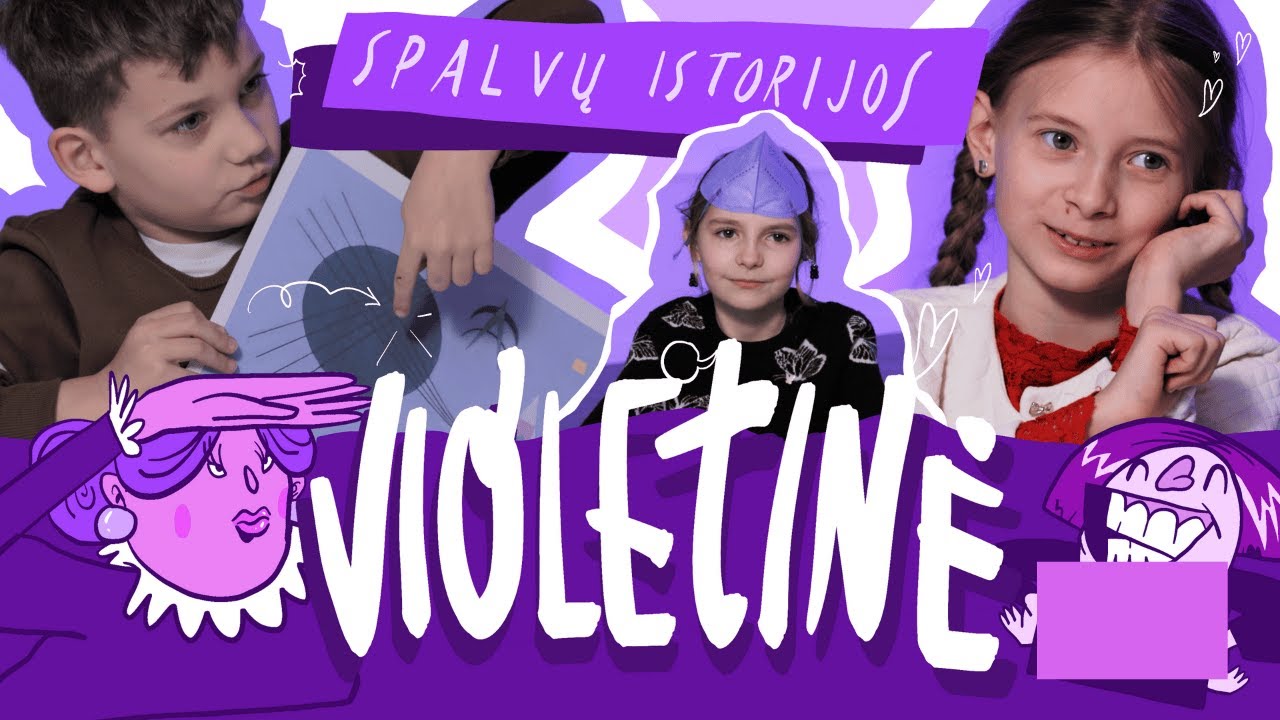 Violetinė 🟪 Spalvų istorijos | LRT VAIKAI