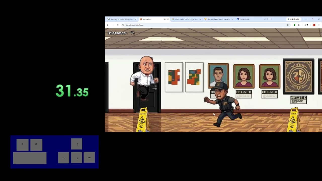 Senate Run  -  Any% 1 Loop (1:13.63)