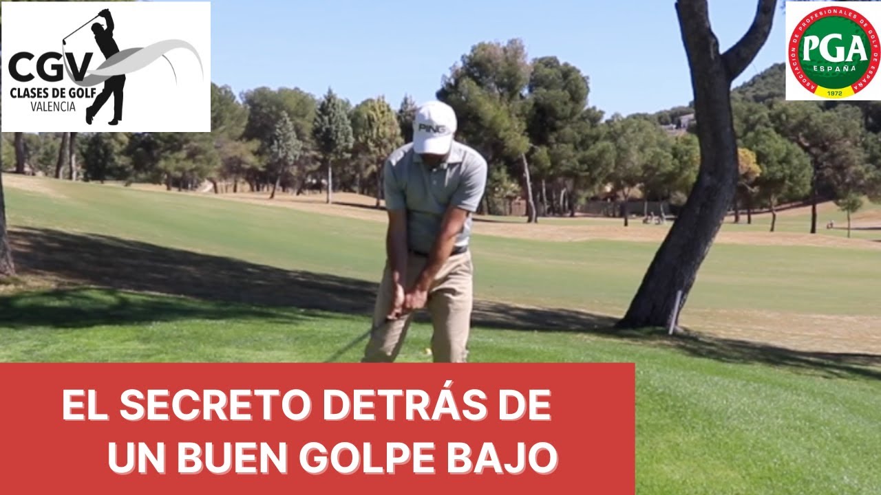 El secreto detrás de un buen golpe bajo: Técnicas para tirar la bola baja en golf -Clases de GOLF