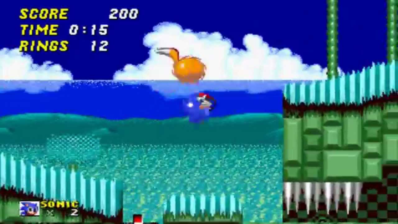 Sonic The Hedgehog 2 - Emerald Hill Zone(SNES remix)