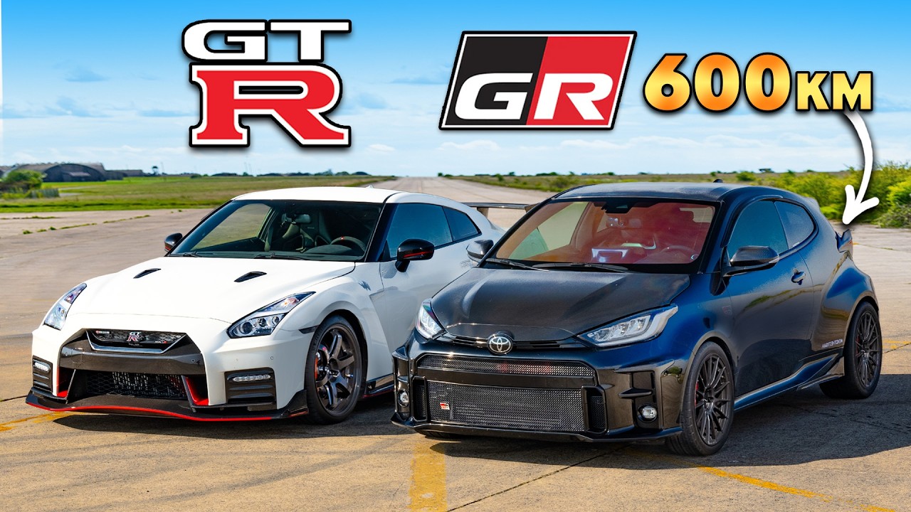 630-konne GR Yaris v GT-R NISMO: WYŚCIG
