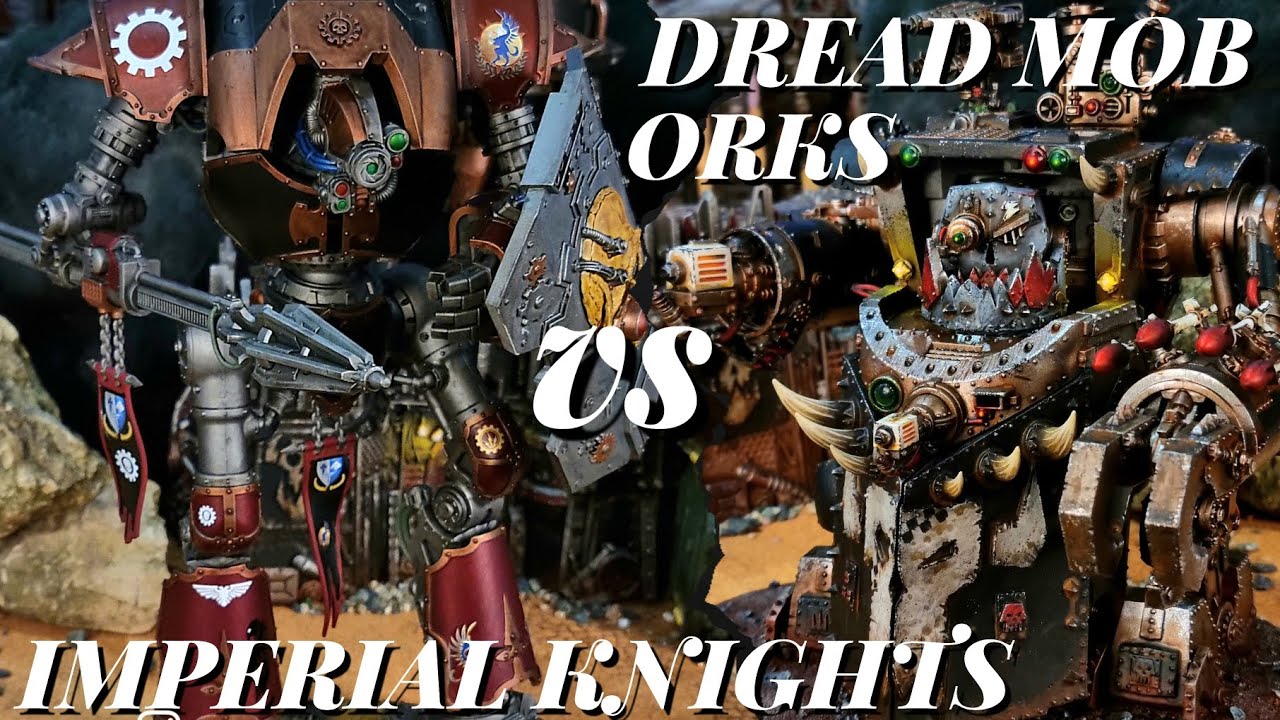 *New Challenger Mission Deck* Orks Vs Imperial Knights. 2k points Warhammer 40k Battle Report.