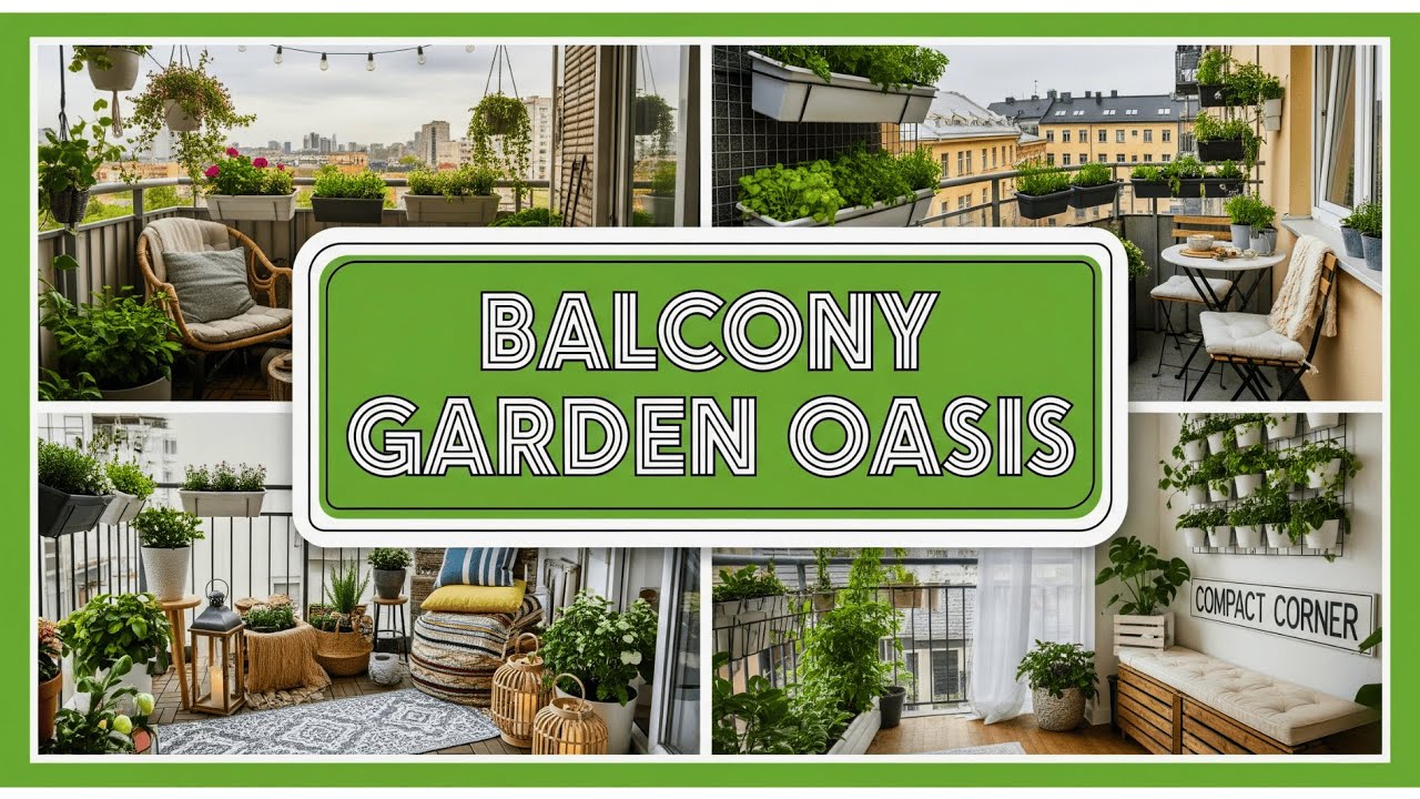Balcony Garden Oasis: Transform Your Tiny Space on a Budget