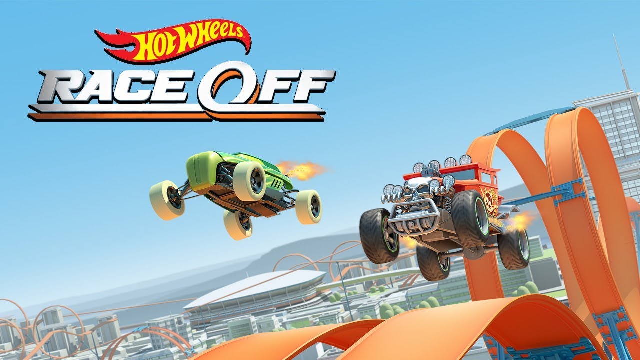 Juego de Autos 132: HOT WHEELS RACE OFF:  Carrera de 5 coches