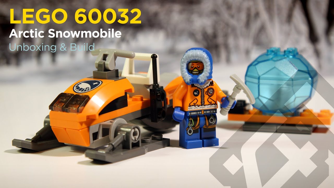 LEGO City 60032 - Arctic Snowmobile - Stop Motion Build