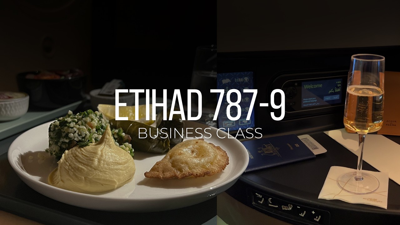 Бизнес-класс Etihad Airways | Boeing 787-9 Франкфурт → Абу-Даби (FRA-AUH) Обзор зала ожидания и п...