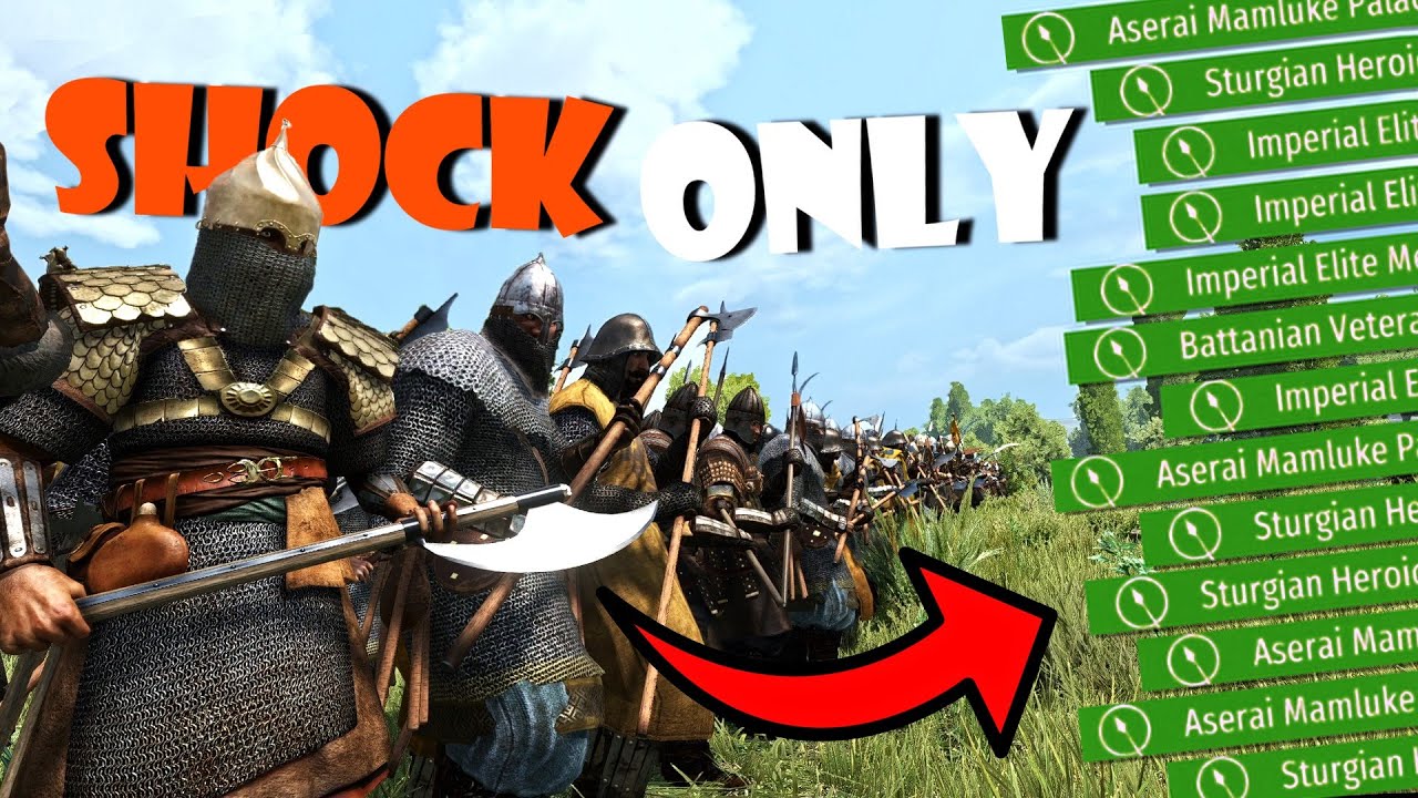 ONLY SHOCK INFANTRY Playthrough in BANNERLORD!
