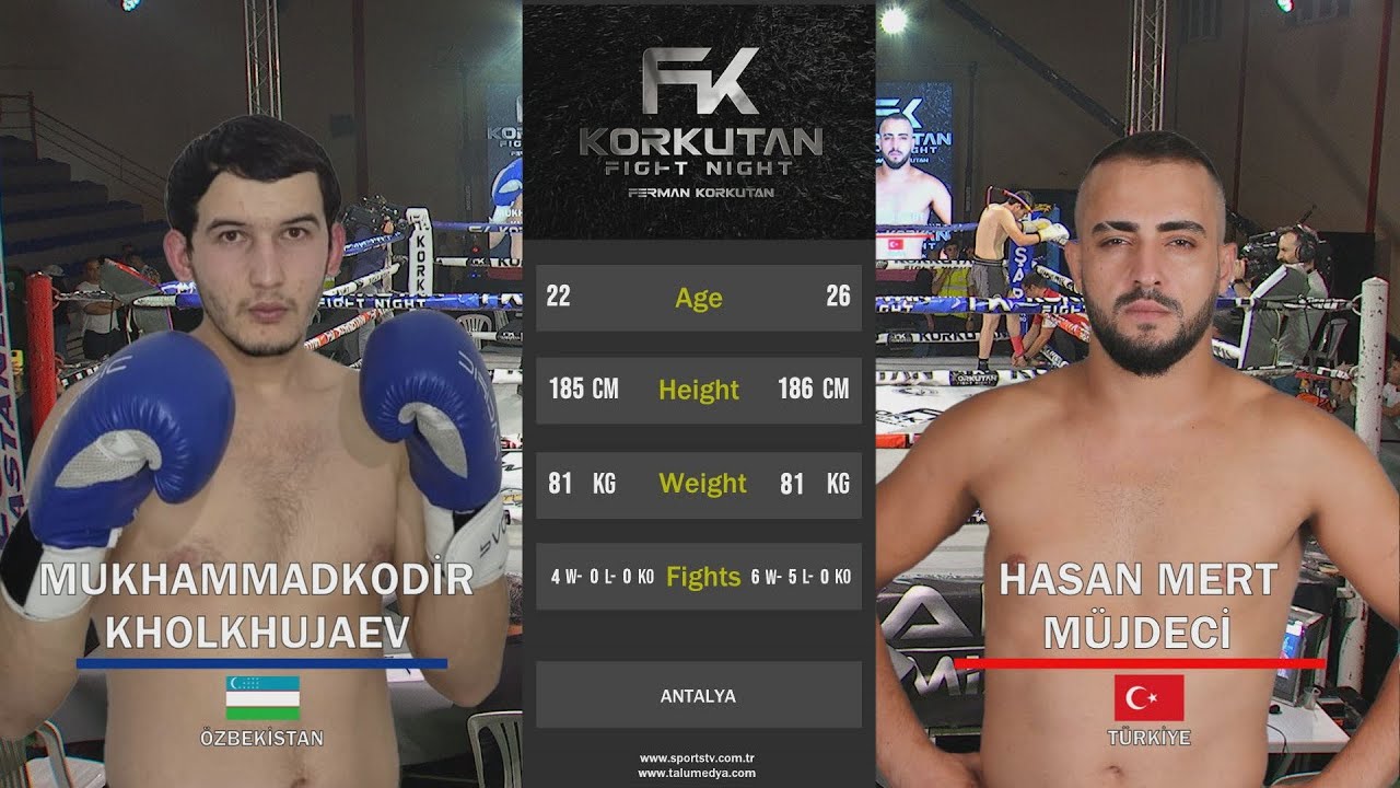 MUKHAMMADKODİR KHOLKHUJAEV vs HASAN MERT MÜJDECİ
