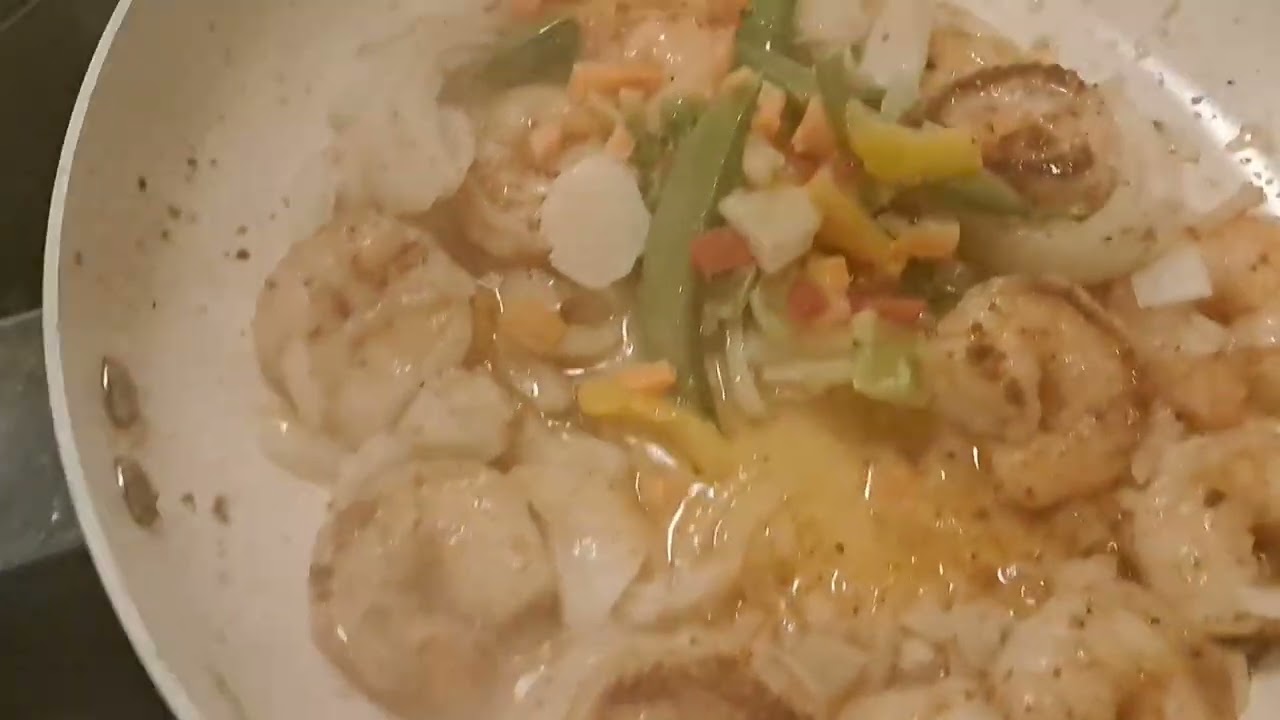 Shrimp Sauté Vegetables Stir Fry. Quick and easy.  Your Community Realtor. #seafood #food 
