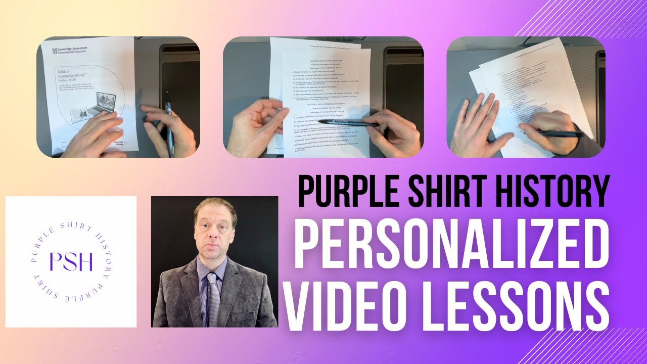 Personalized video lesson (FREE sample - IGCSE WW1)