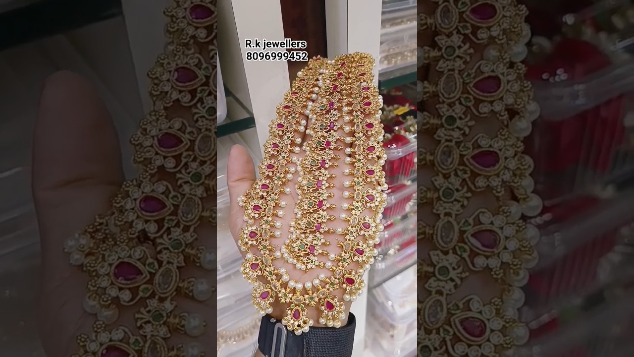 one gram gold jewellery wholesale market @RK.jewellers. #hyderabad #shopping #love #viral #trending