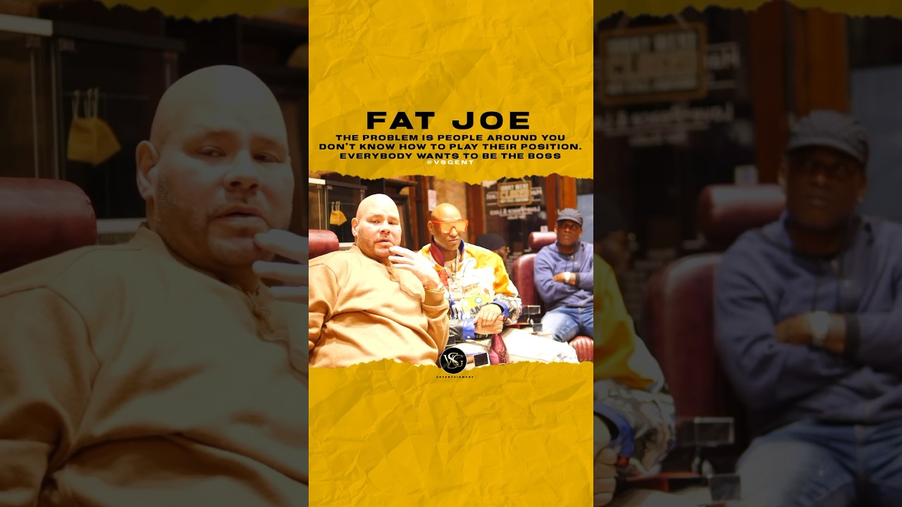 #fatjoe Problem is ppl dont know how 2▶️ their position, everybody wants 2b the boss🎥 @Mathhoffa