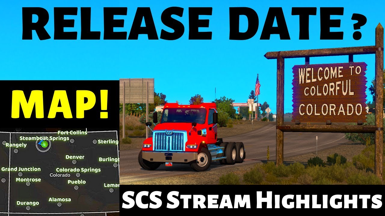 Colorado DLC Map - 13 Cities | Will Release Before 25 Dec! Colorado Gameplay | SCS Stream Highlights