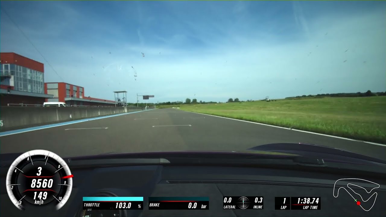 1'37.21 lap with Porsche GT4 RS @ Circuit de Bresse