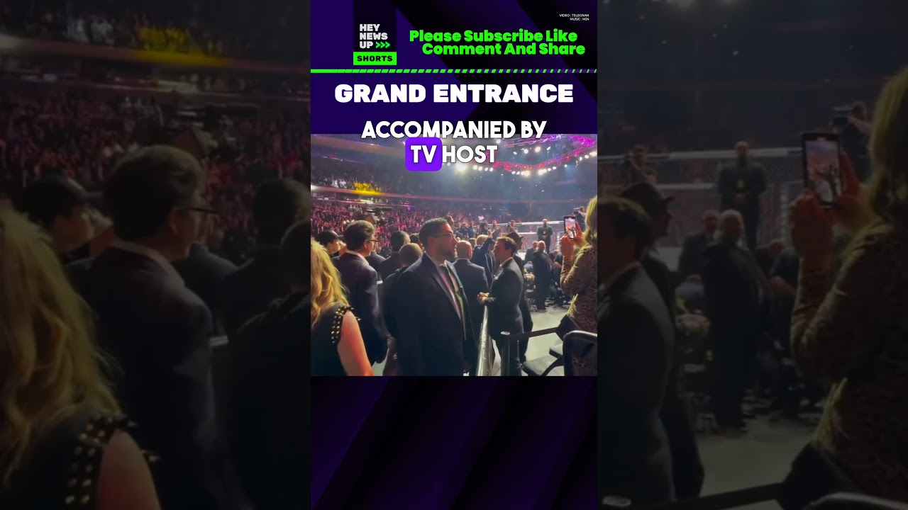 Trump's Grand Entrance at Prochazka vs. Pereira Fight in Madison Square Garden