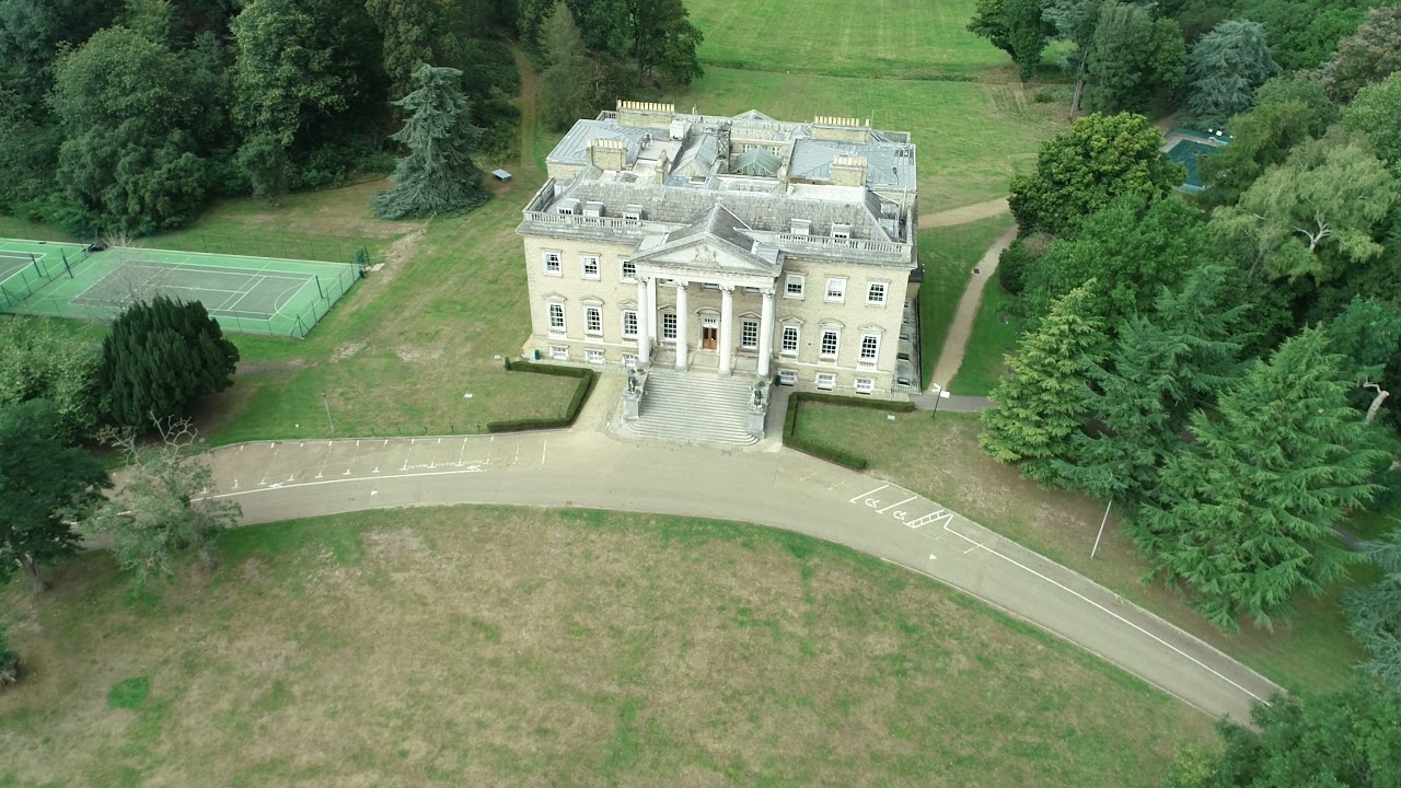 Claremont House in Esher Surrey front vertical reveal