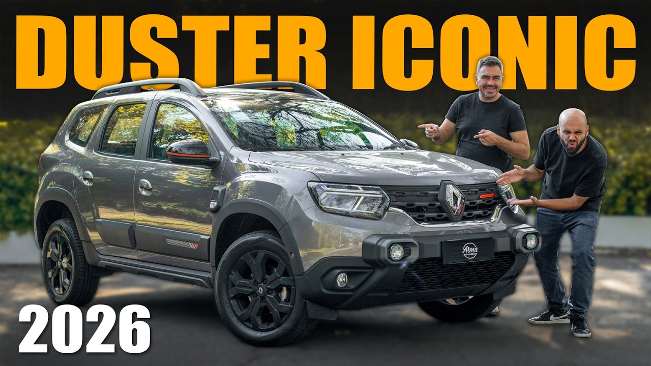 DUSTER ICONIC 2026, o SUV da Renault é melhor que um Jeep RENEGADE?