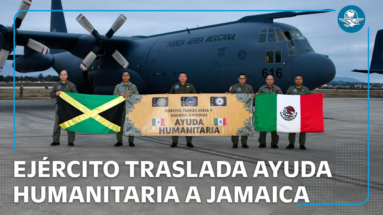 Defensa lleva ayuda humanitaria a Jamaica tras el devastador paso del hurac&aacute;n Melissa
