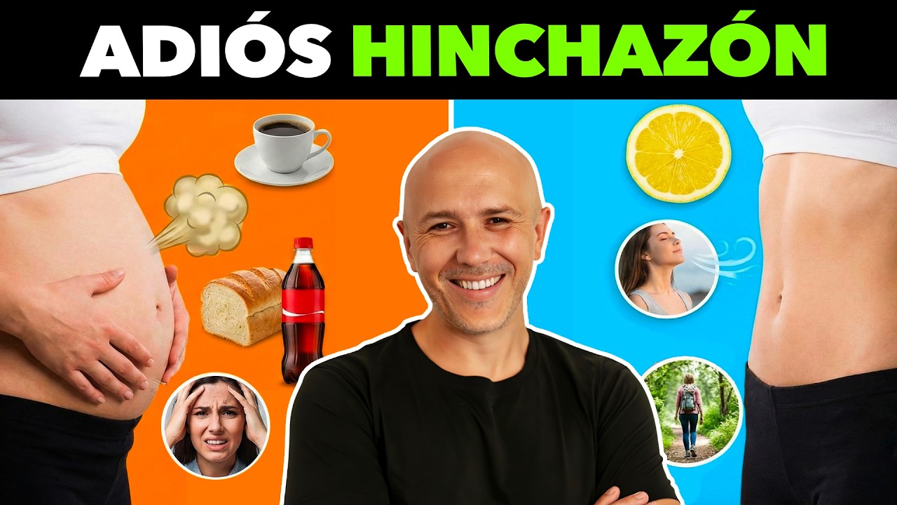 ¡Esto Es Lo Que Te Esta Hinchando El Abdomen! Trucos Para Tener un Abdomen Plano En MINUTOS