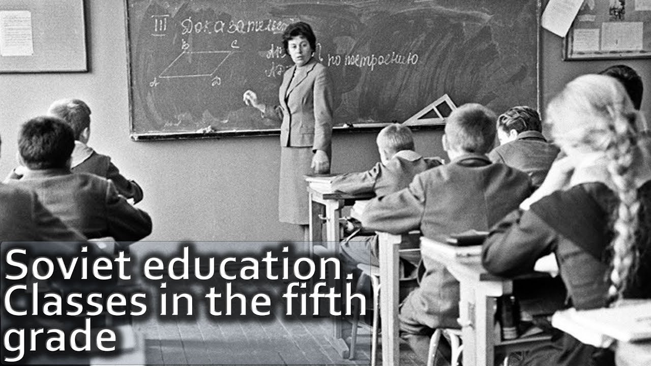 Soviet Education. Review of the 5th Grade School Subjects #ussr