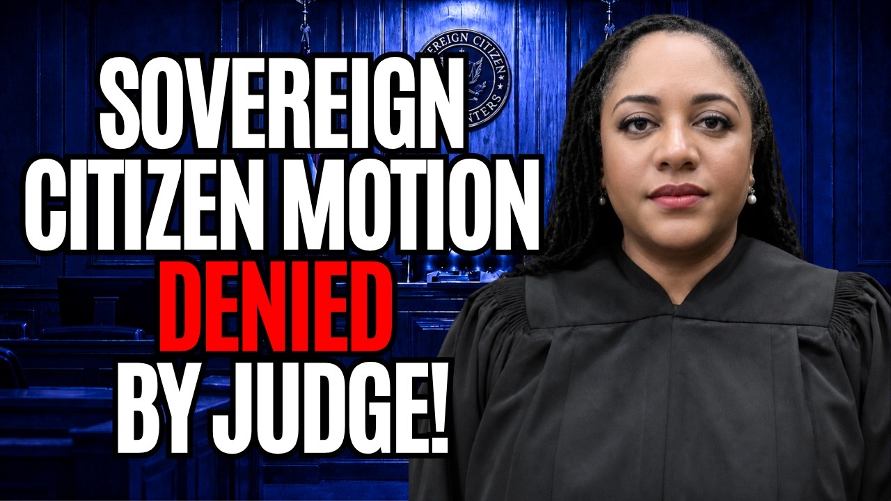 Sovereign Citizen&rsquo;s Attempt to Delay FAILS! | Trial Date Set!