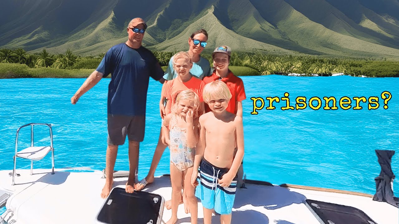 21 days at SEA, Sailing Family of SIX, Crossing the PACIFIC OCEAN - Paradise or Prison? (60)