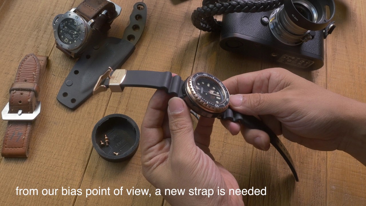 Seiko Marinemaster 1000m : a strap suggestion