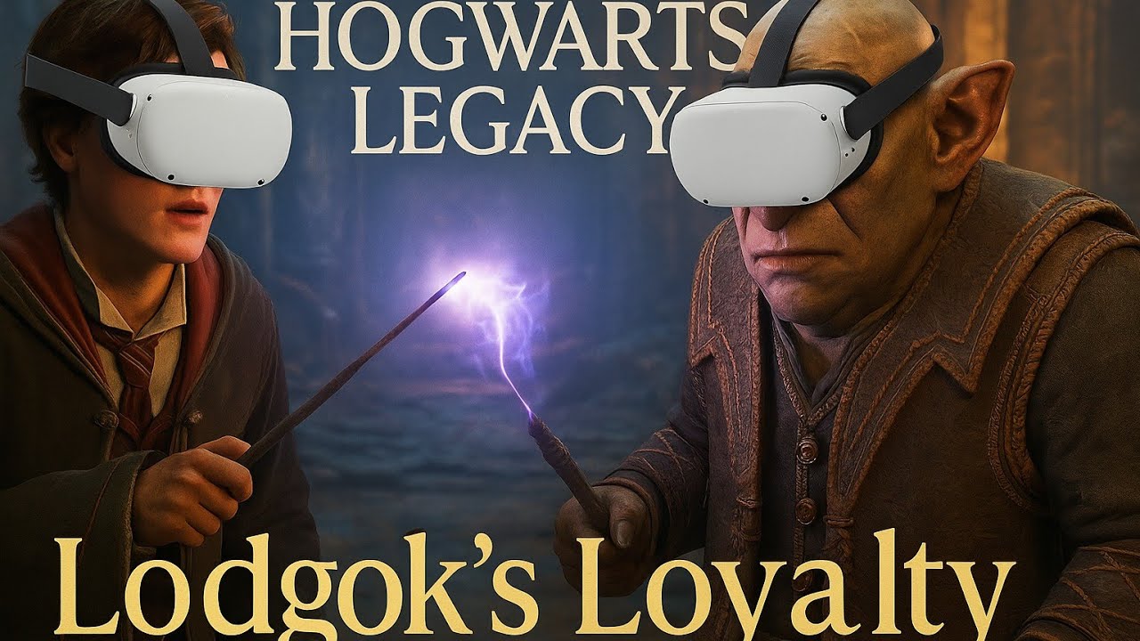 Lodgok's Loyalty Quest In Virtual Reality // Hogwarts Legacy VR + UEVR Mod