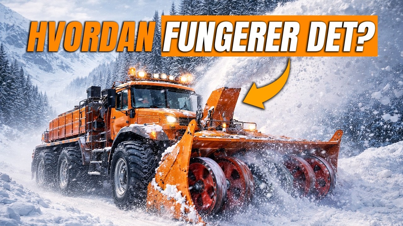 Ekstrem ingeniørkunst: Slik fungerer de GIGANTISKE snøplogene