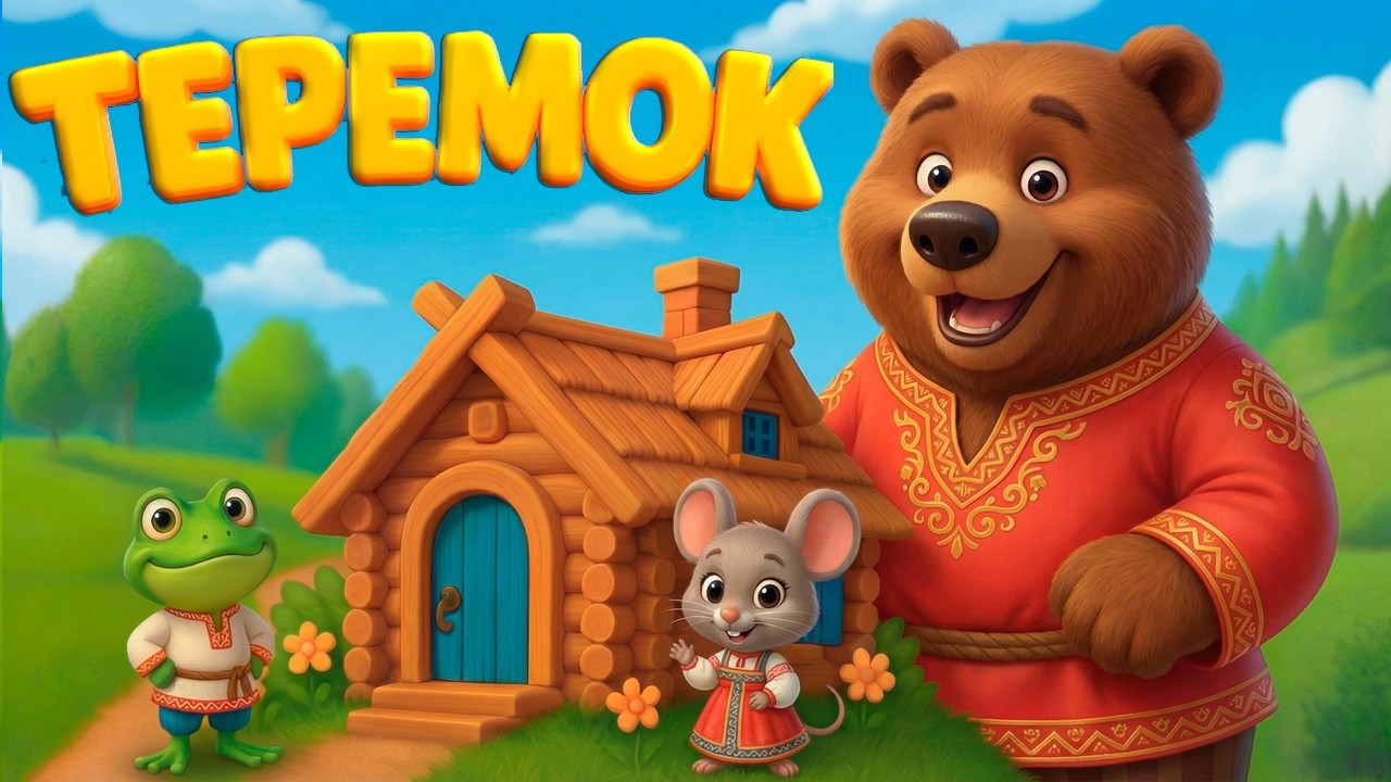 ТЕРЕМОК - Мультик сказка с песенкой | Русская народная сказка!