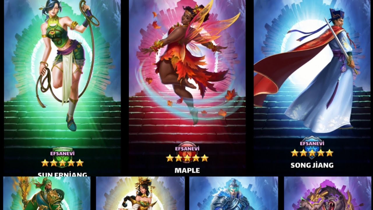 Empires&Puzzles:170 Tree Kingdom Summons, 7 Legendary Hero 💥💥💥
