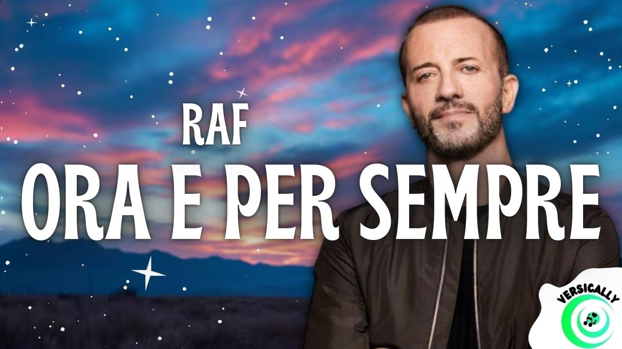 Raf - ORA E PER SEMPRE (Testo/Lyrics) Sanremo 2026
