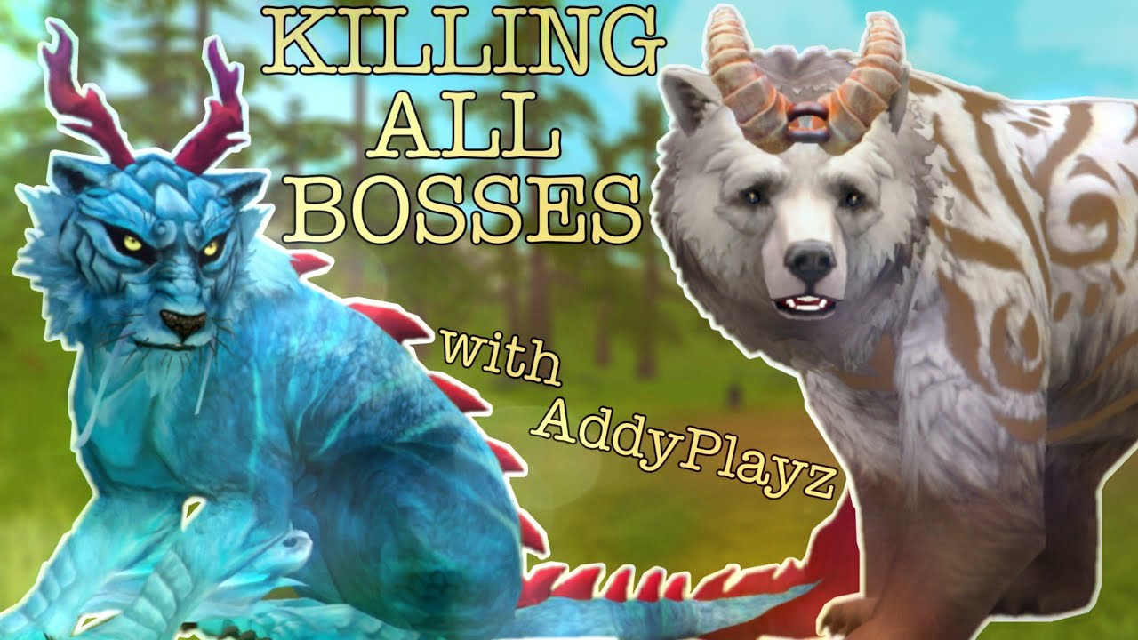 WildCraft: Killing All Bosses Including Clan Bosses | Collab With @addypugz7995