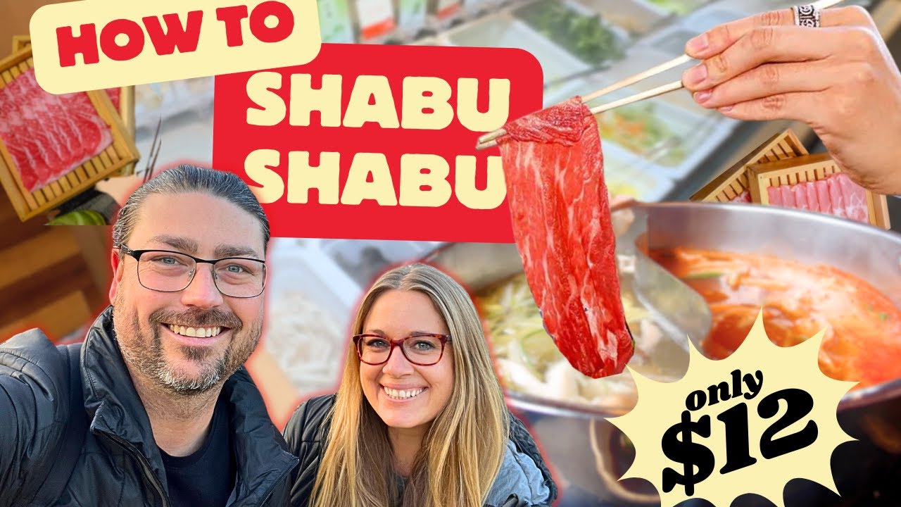 TOKYO Cheap Eats! $12 SHABU SHABU All You Can Eat!