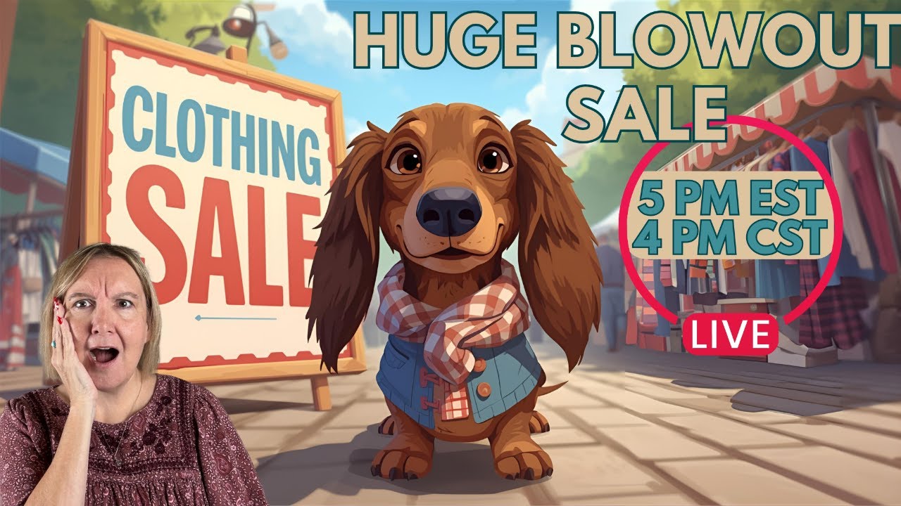 CLOTHING Blowout Auction LIVE | Hundreds of Items | Resellers Welcome