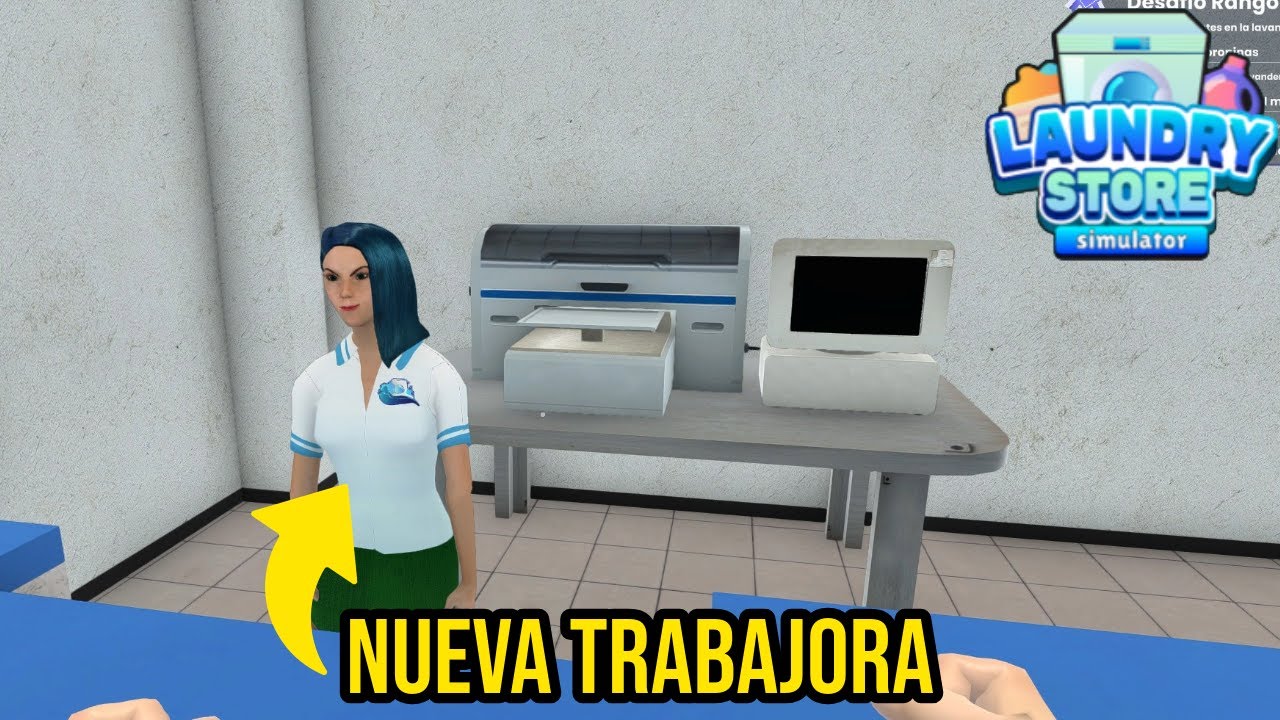Contratamos a una nueva trabajadora - Laundry Store Simulator