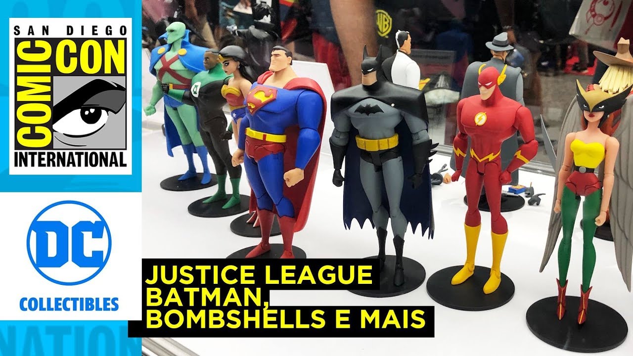 #SDCC2018 - Stand da DC Collectibles: Justice League Animated, Batman Animated, DC Bombshells e mais