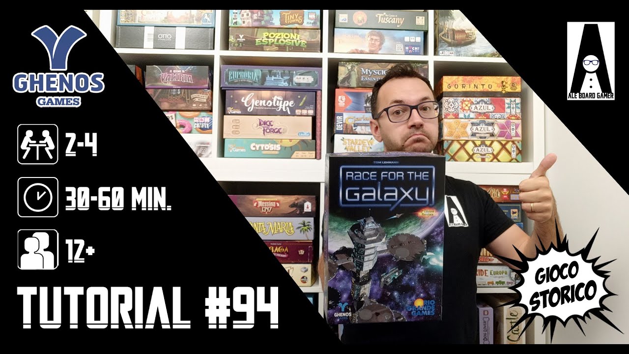 Tutorial #94 (sub ITA): come si gioca a Race for the Galaxy (gioco da tavolo edito da Ghenos Games)