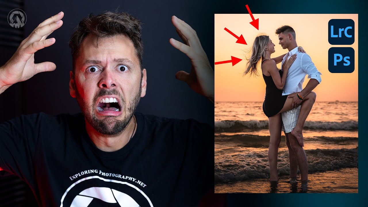 Easily fix WILD HAIR in Photoshop