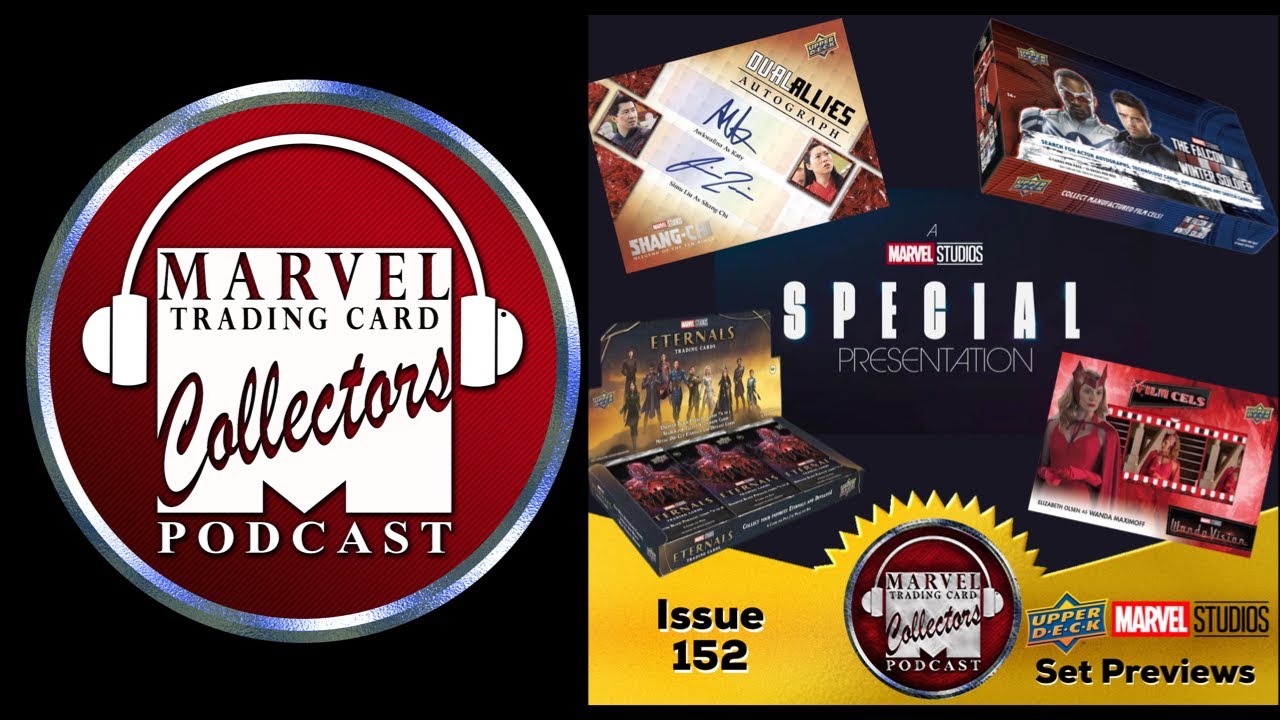 Marvel Card Collectors Podcast - Issue 152; Upper Deck MCU Set Previews