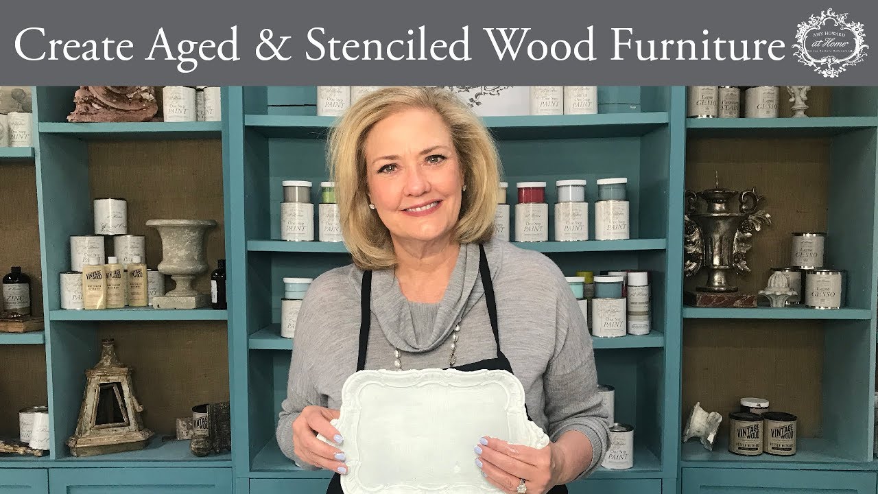 Creating Old World Finishes on Wood Furniture with Venetian Plaster and Stencils Part 2