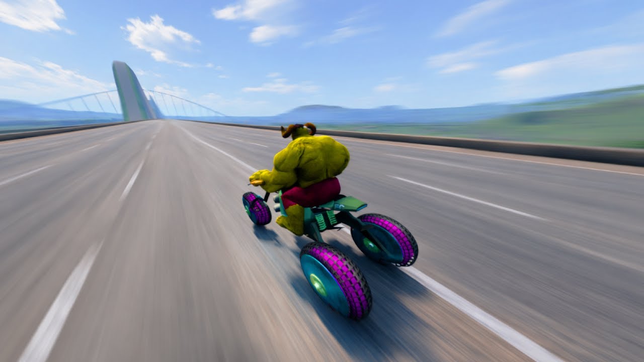 Instant 1000 MPH Blast: Which BeamNG Car Survives the Farthest?! And there's a rotator behind it