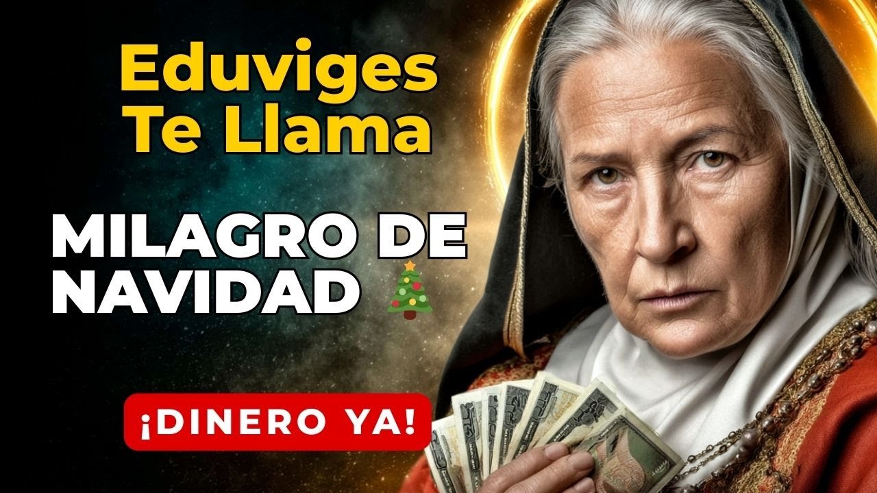 ¡MILAGRO DE NAVIDAD! Santa Eduviges HACE APARECER Dinero Esta Noche — Escucha 5 Min