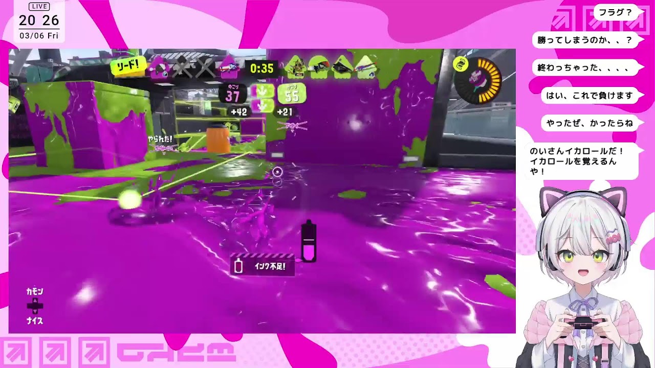 🎮いつも久しぶりなすぷらとぅ～ん🦑