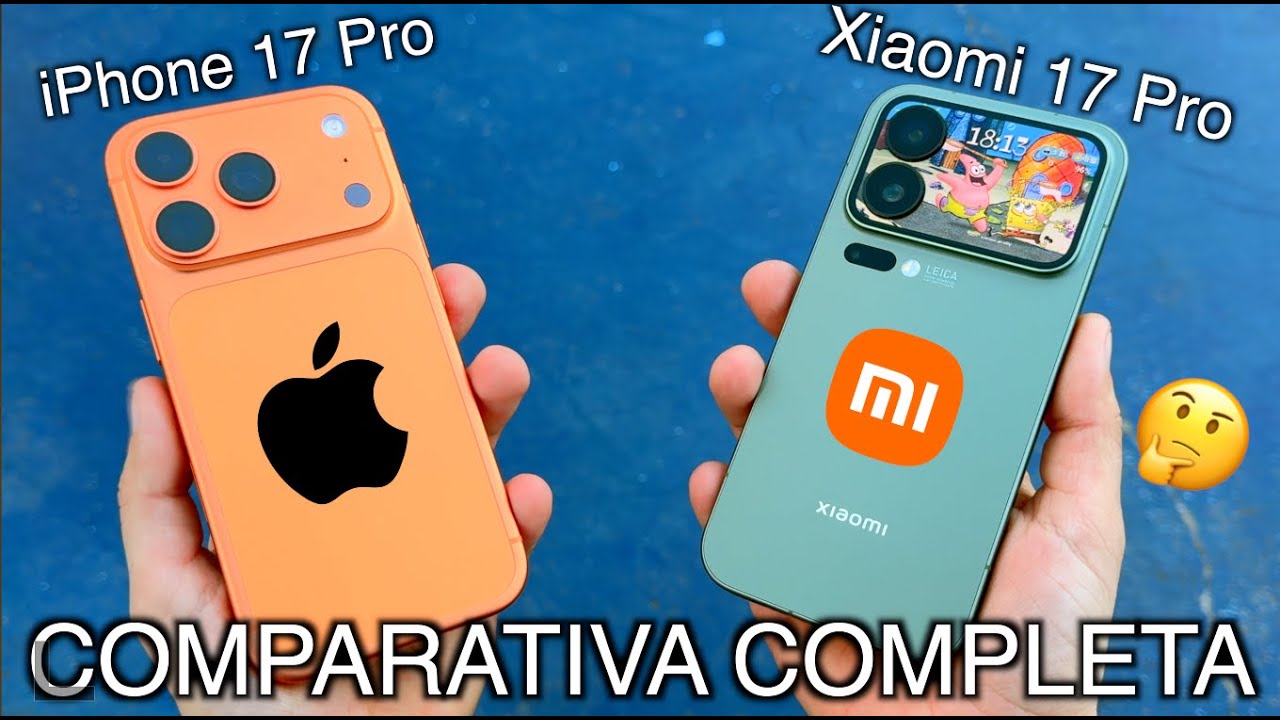 iPhone 17 Pro vs Copia China?? Xiaomi 17 Pro 🐉 SUPERANDO AL MAESTRO