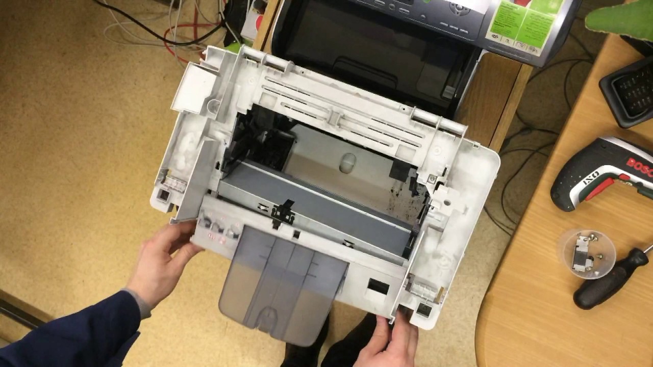 HP LaserJet M1120 (Разборка, замена термоплёнки, сборка)