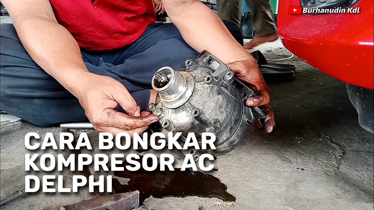 CARA BONGKAR KOMPRESOR AC CHEVROLET LOVA BOCOR PADA BODI #car