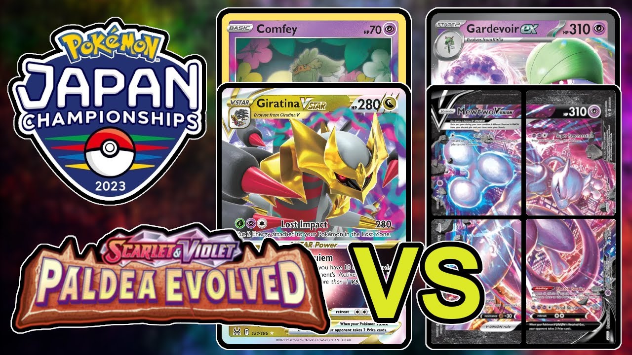 ROUND 2:  Giratina/Lost Box vs Mewtwo V-Union/Gardevoir - Pokemon TCG Japan National Championships